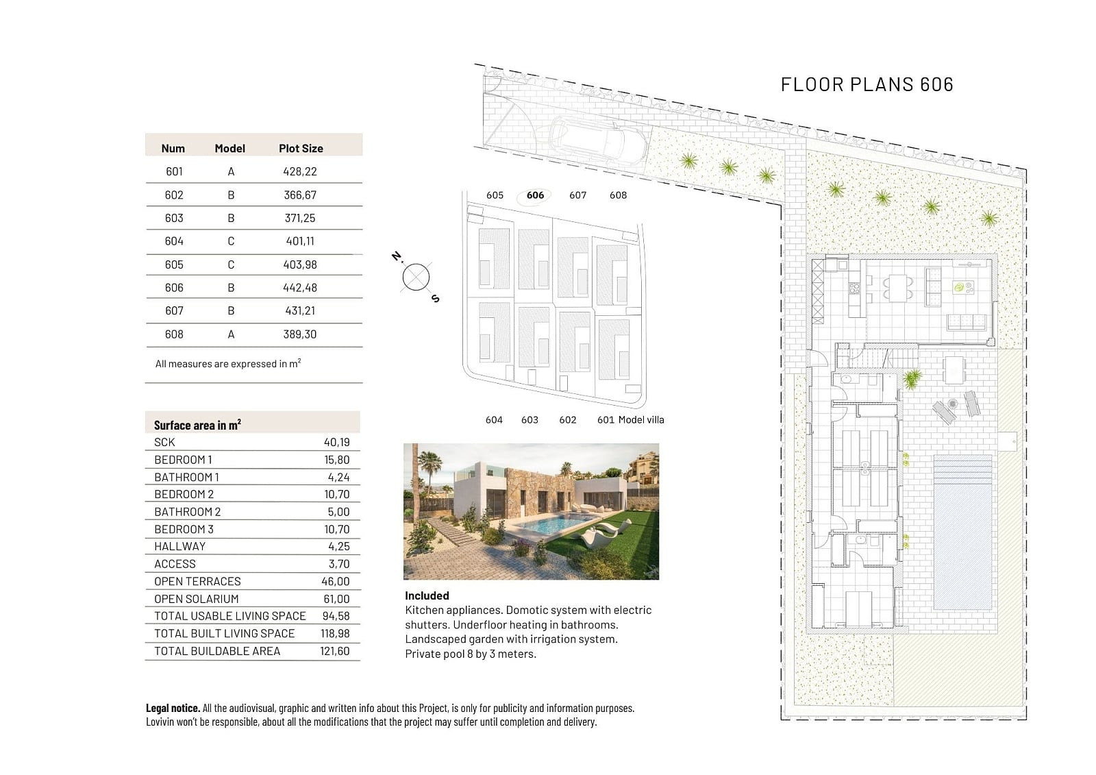 Golf Villas for Sale in Algorfa, Costa Blanca, Spain - 132866