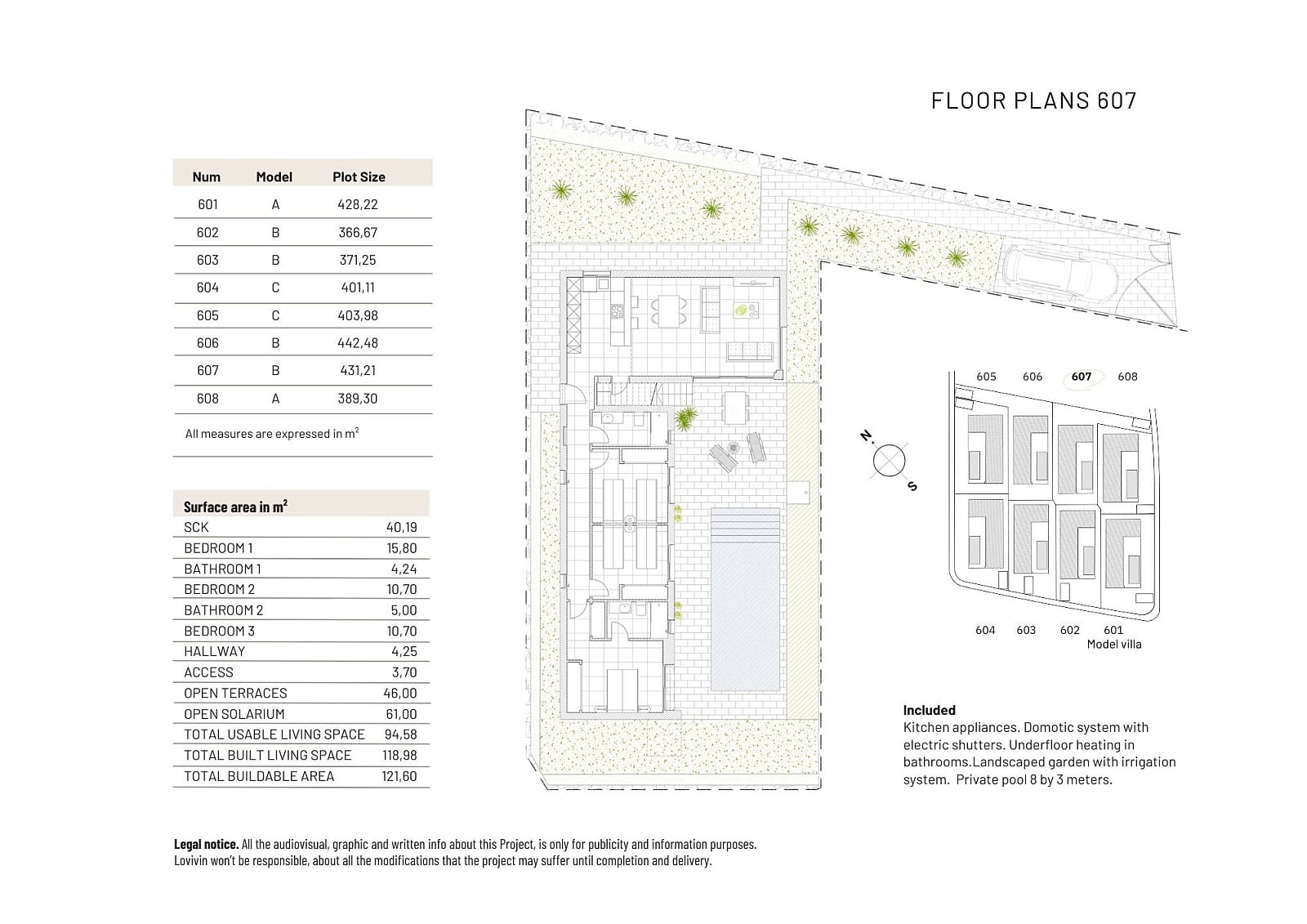 Golf Villas for Sale in Algorfa, Costa Blanca, Spain - 132867