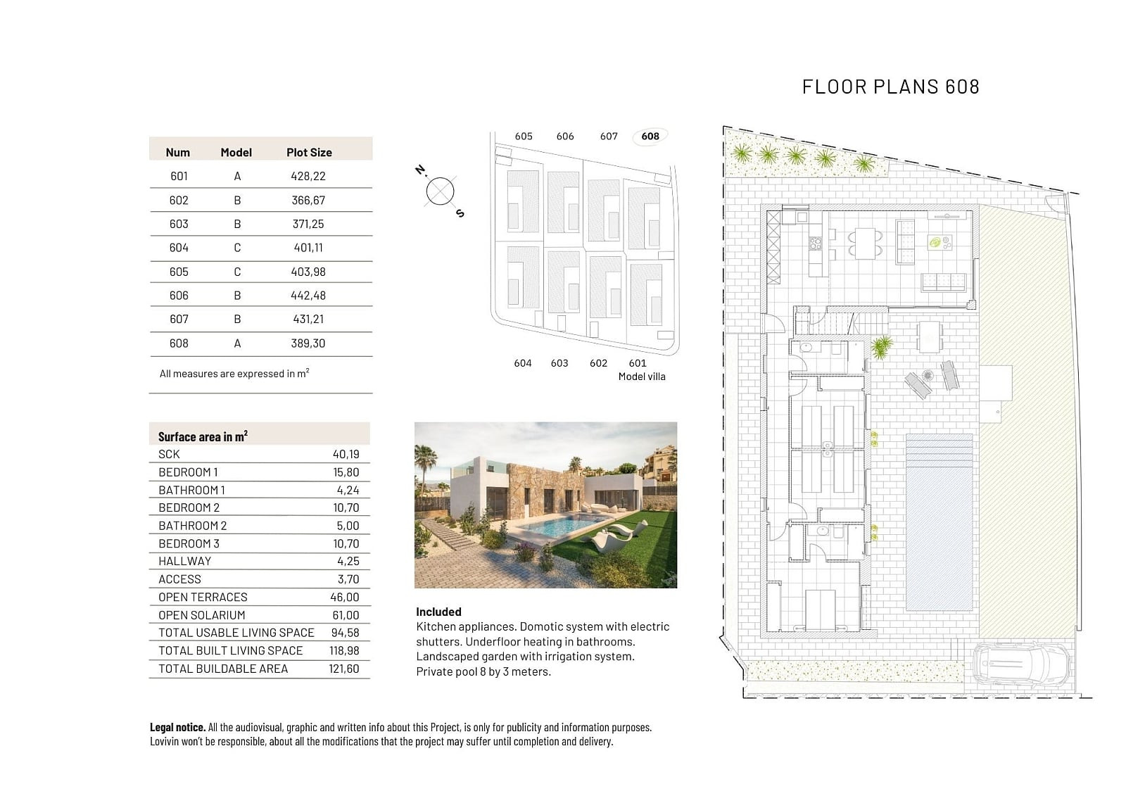 Golf Villas for Sale in Algorfa, Costa Blanca, Spain - 132868