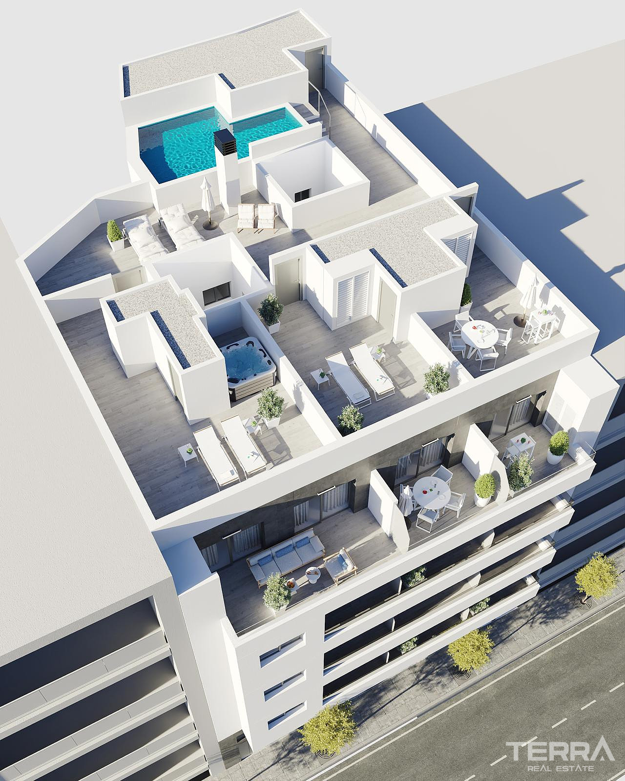Central Apartments for Sale in Torrevieja, Costa Blanca, Spain - 133004