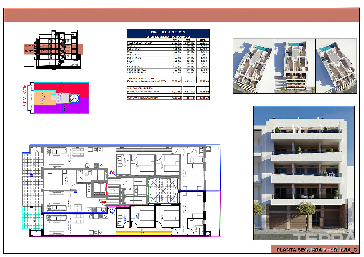 İspanya, Torrevieja, Costa Blanca'da Satılık Merkezi Daireler - 133047