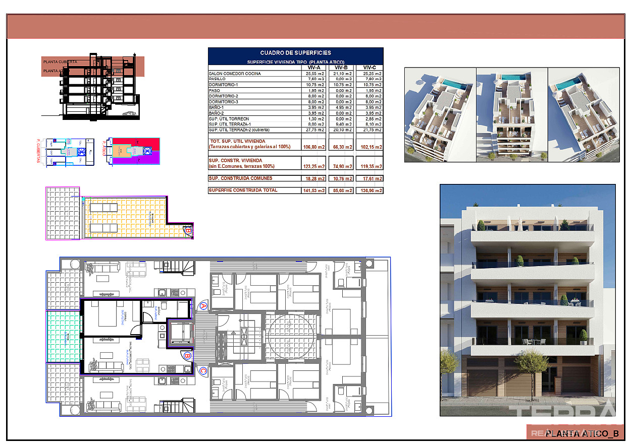 İspanya, Torrevieja, Costa Blanca'da Satılık Merkezi Daireler - 133049
