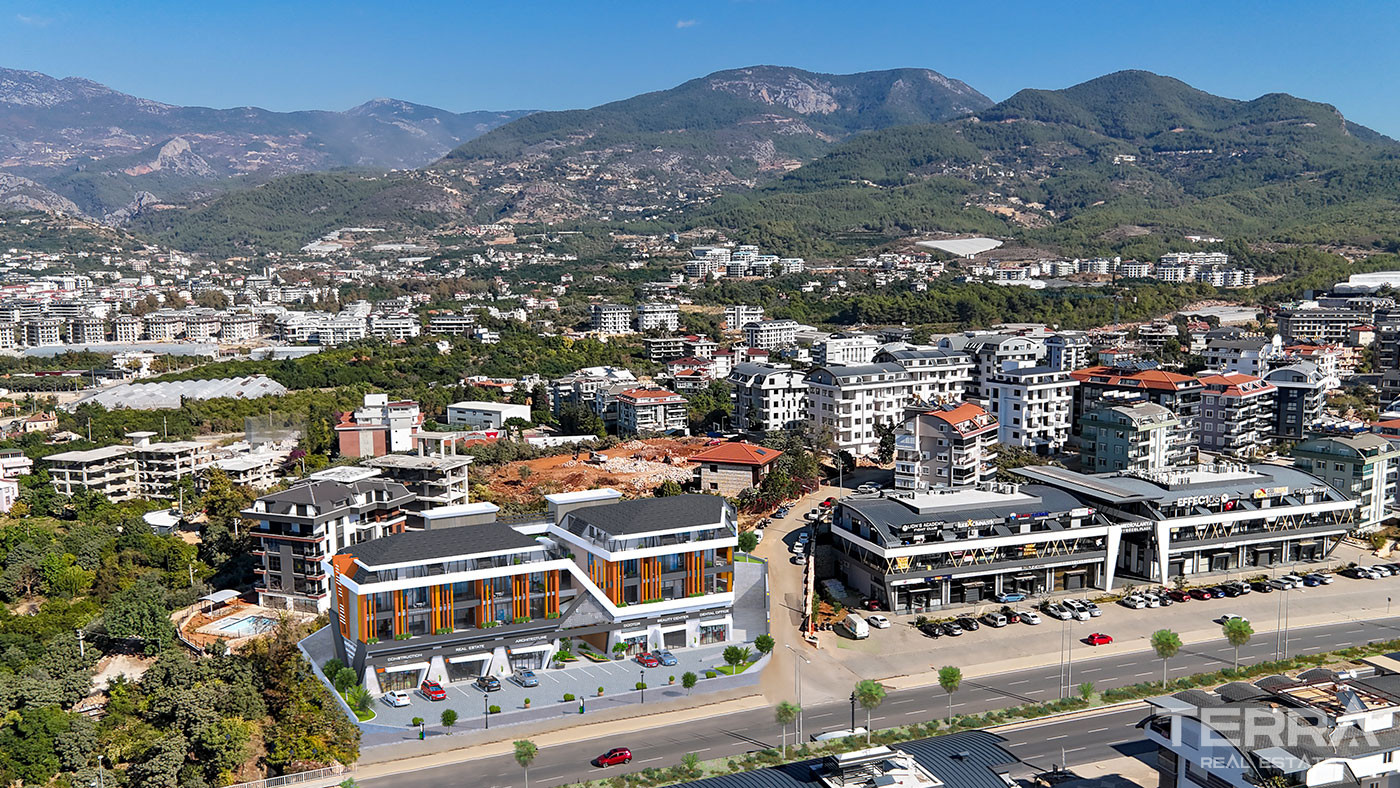 Erhvervsejendomme til salg i Oba, Alanya, Tyrkiet - 133086