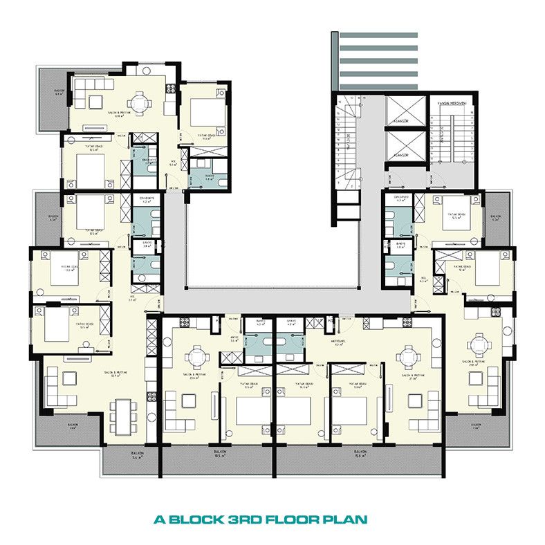 Apartments for Sale Near Cleopatra Beach in Alanya Center, Turkey - 133118