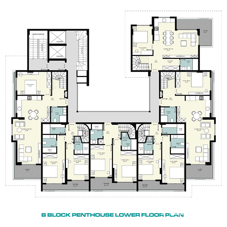 Apartments for Sale Near Cleopatra Beach in Alanya Center, Turkey - 133122