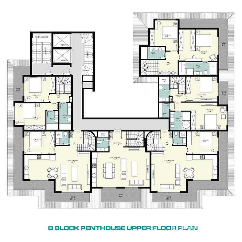 Apartments for Sale Near Cleopatra Beach in Alanya Center, Turkey - 133123