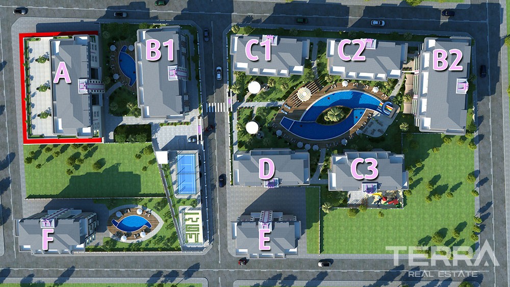 Myra Park Apartments in Kestel, Alanya - 8056