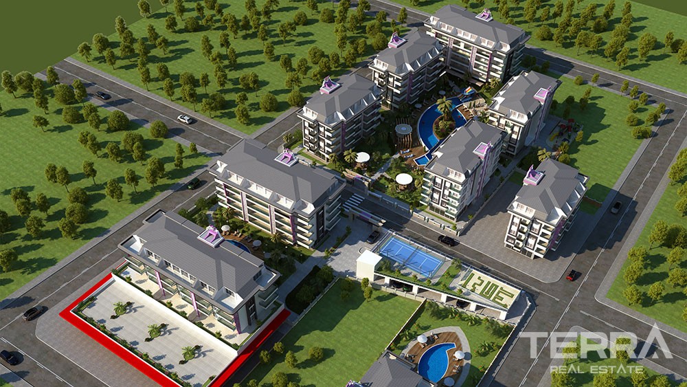 Myra Park Apartments in Kestel, Alanya - 8057