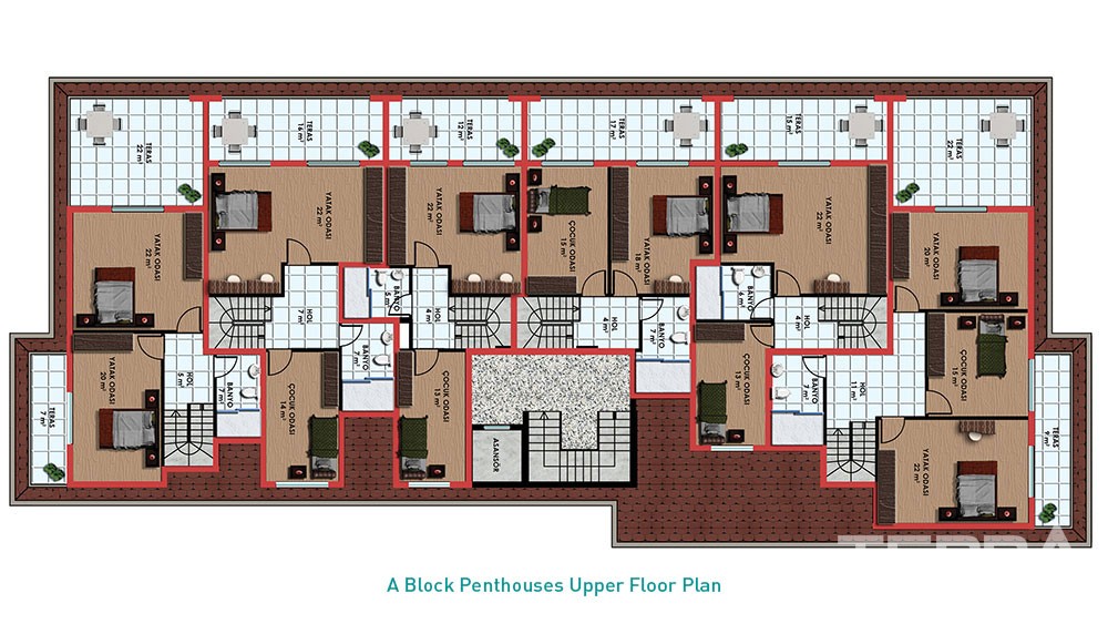 Myra Park Apartments in Kestel, Alanya - 8061