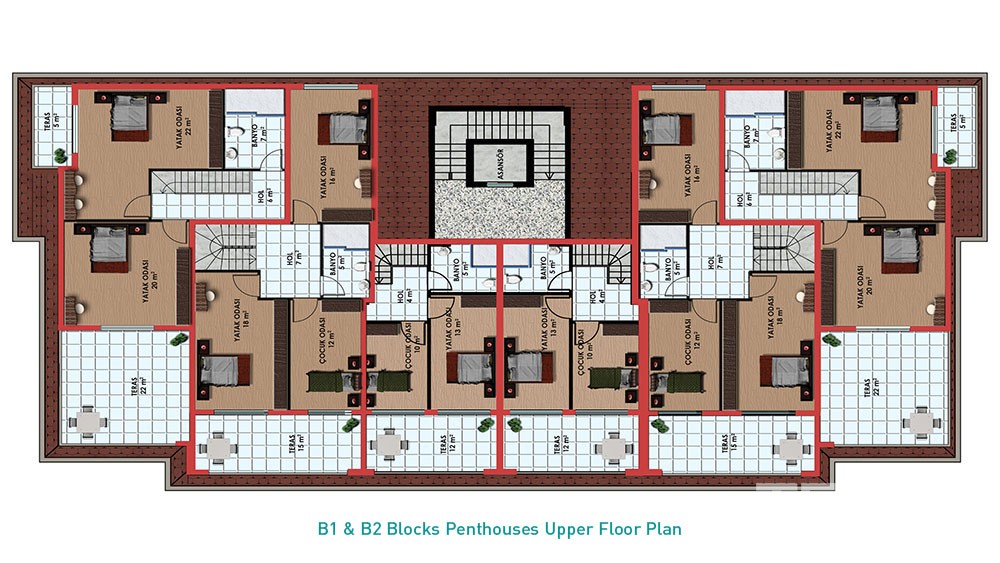 Myra Park Apartments in Kestel, Alanya - 8070