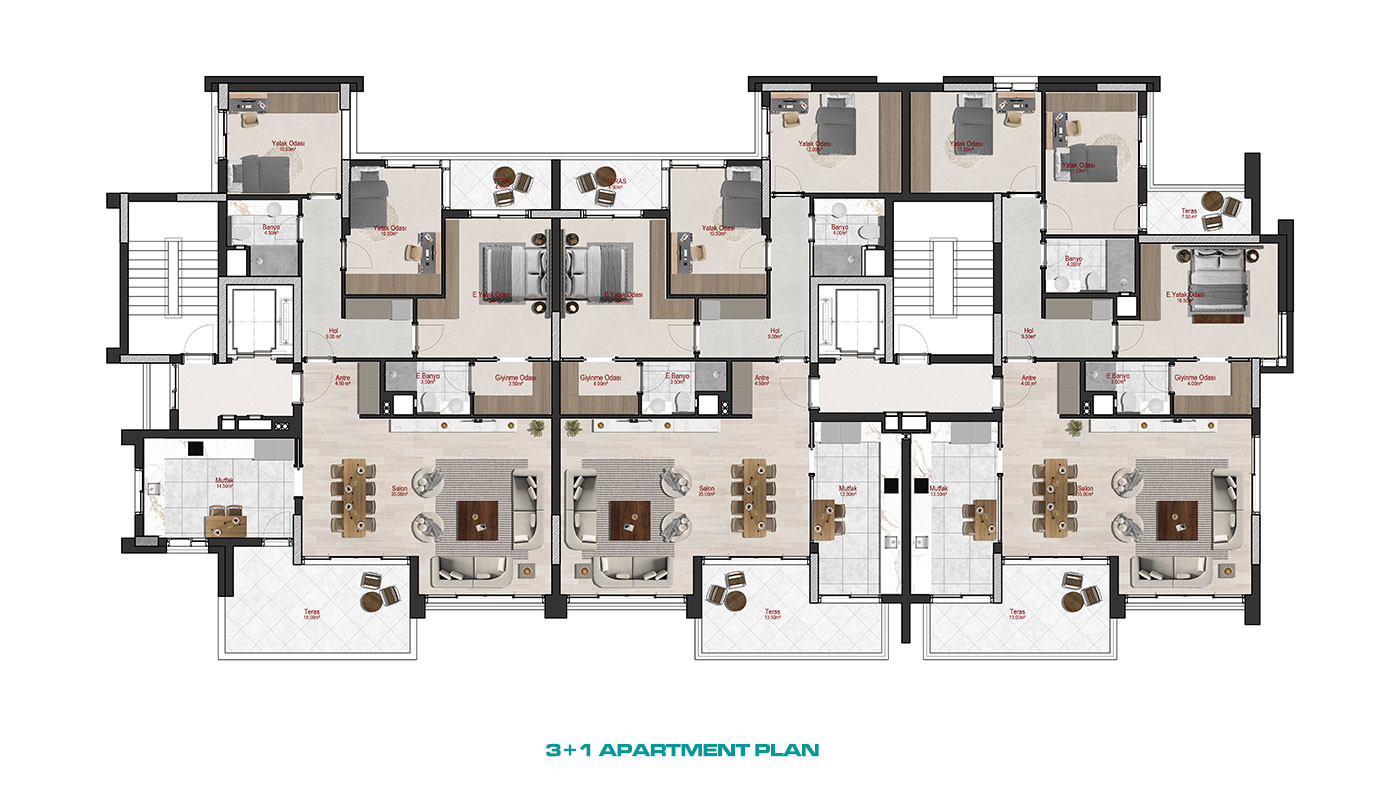 Luxury Apartments for Sale in Konyaaltı, Antalya, Turkey - 133299