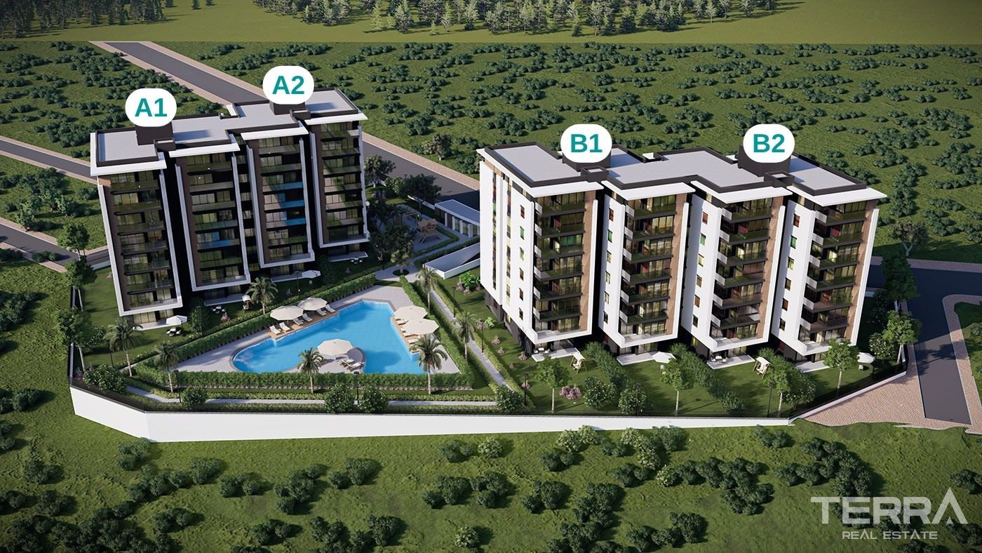 Apartments for Sale in Kepez, Antalya, Turkey - 133348
