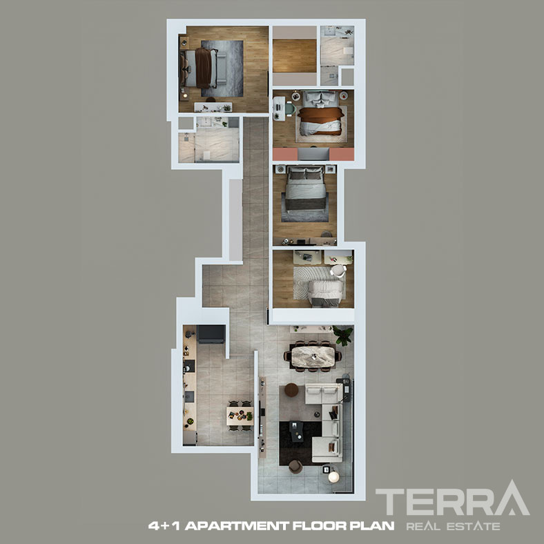 Apartments for Sale in Kepez, Antalya, Turkey - 133354