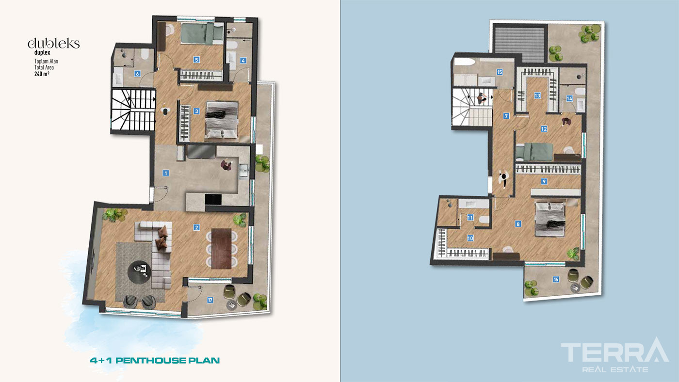 Seafront Apartments for Sale in Antalya Center, Turkey - 133404