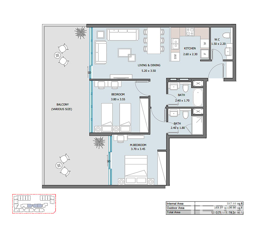 Luxury Apartments for Sale in Masdar City, Abu Dhabi, UAE - 133596