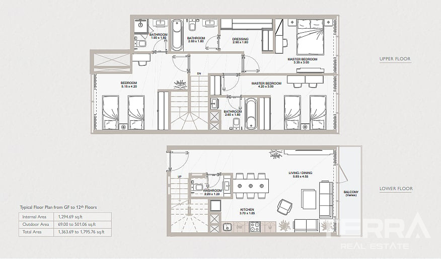 Sea View Apartments for Sale in Yas Island, Abu Dhabi, UAE - 133620