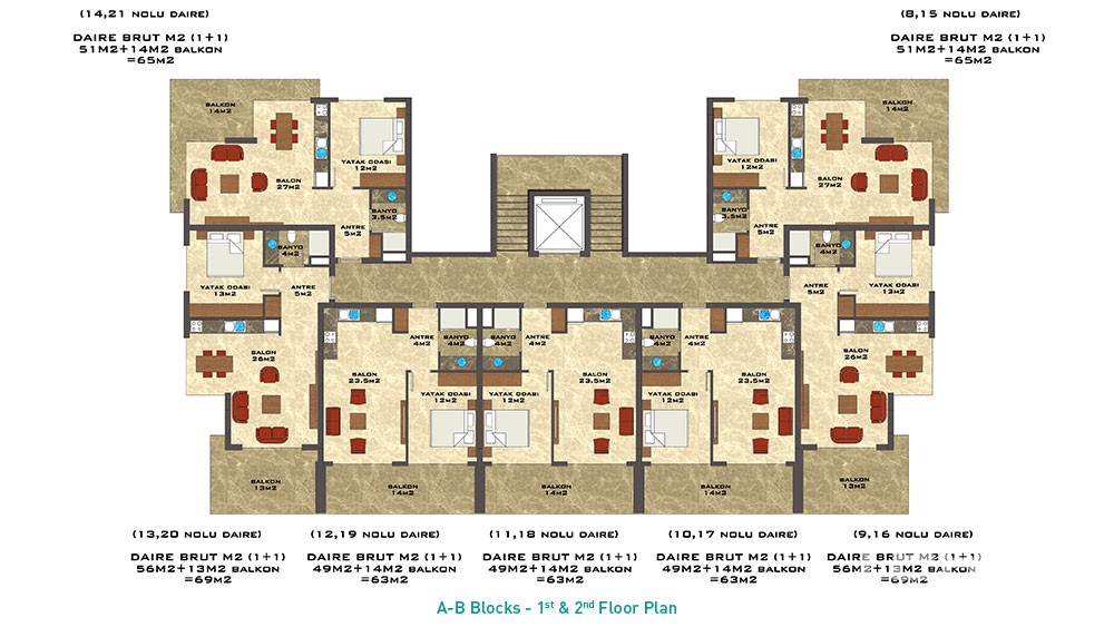 Lory Queen — Apartments close to beach in Kestel, Alanya, Turkey - 8172