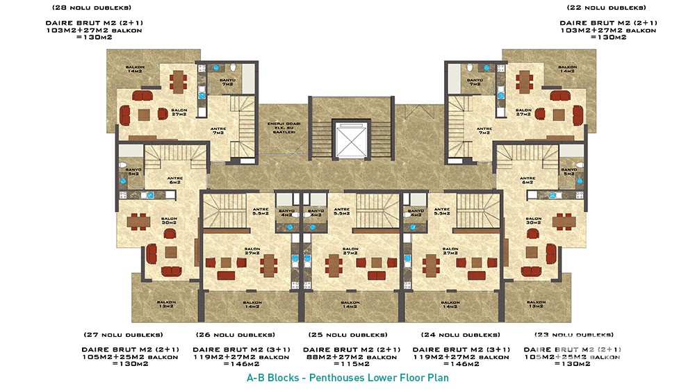 Lory Queen — Apartments close to beach in Kestel, Alanya, Turkey - 8174