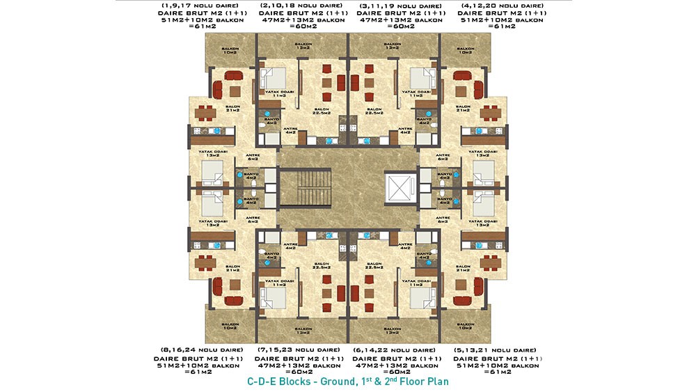 Lory Queen — Apartments close to beach in Kestel, Alanya, Turkey - 8185