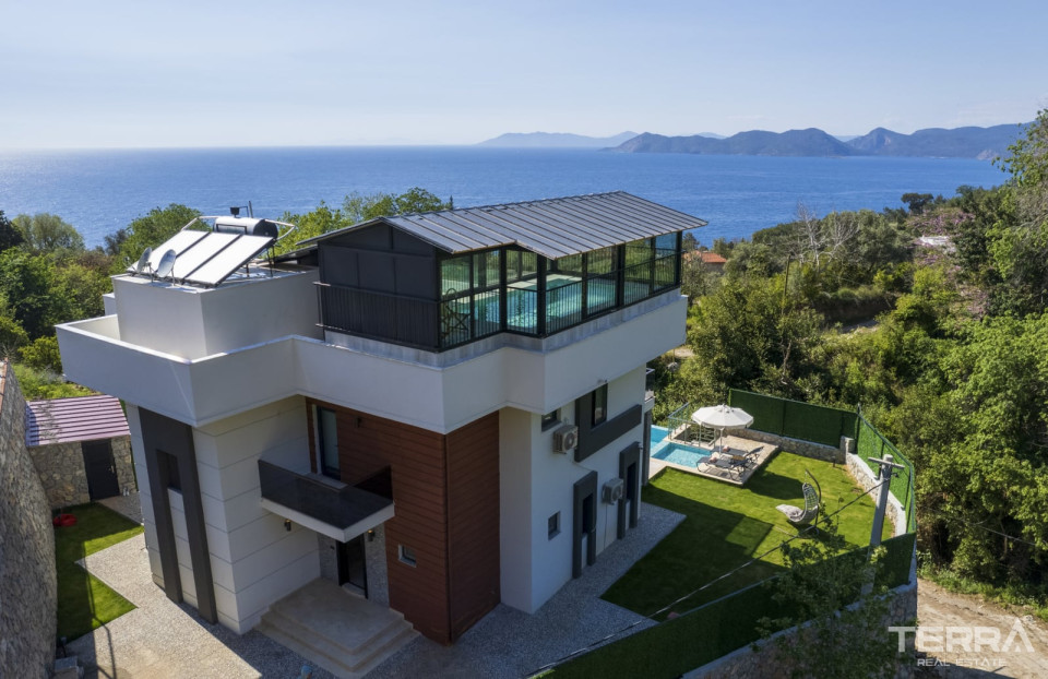 Sea View Villa for Sale in Fethiye, Muğla, Turkey