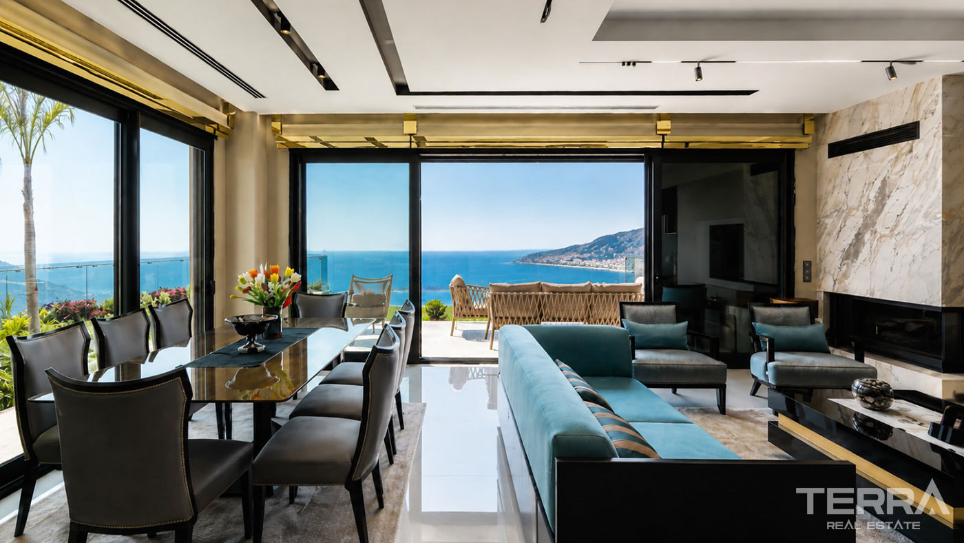 Sea View Villa for Sale in Bektaş, Alanya, Turkey - 135958