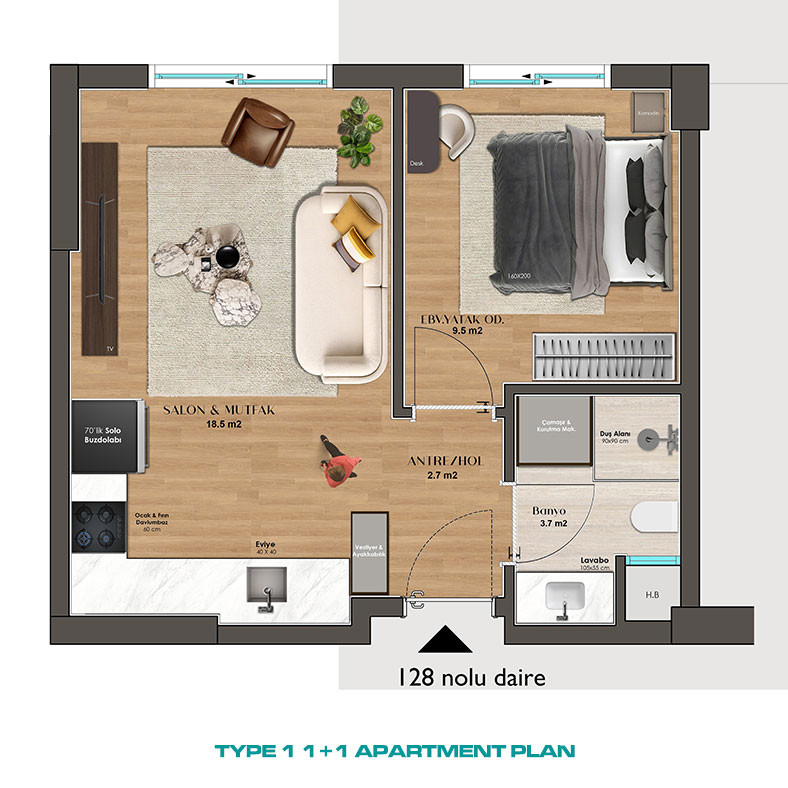 Apartments for Sale in Konyaaltı, Antalya, Turkey - 135981