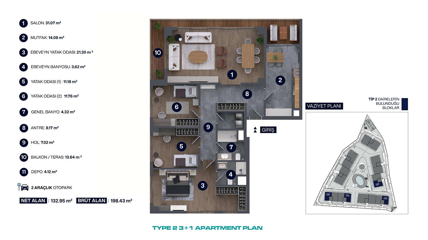 Luxury Apartments for Sale in Çekmeköy, Istanbul, Turkey - 136029