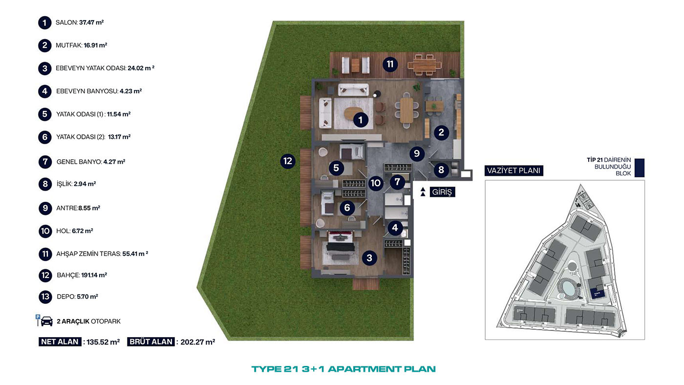 Luxury Apartments for Sale in Çekmeköy, Istanbul, Turkey - 136038