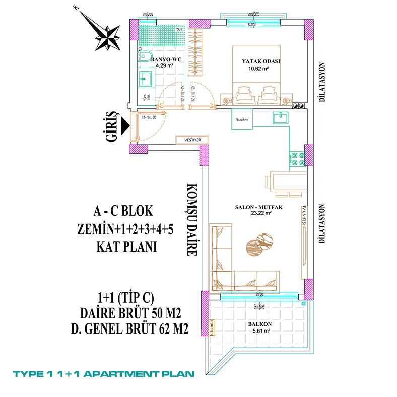 Apartments for Sale in Altıntaş, Antalya, Turkey - 136111