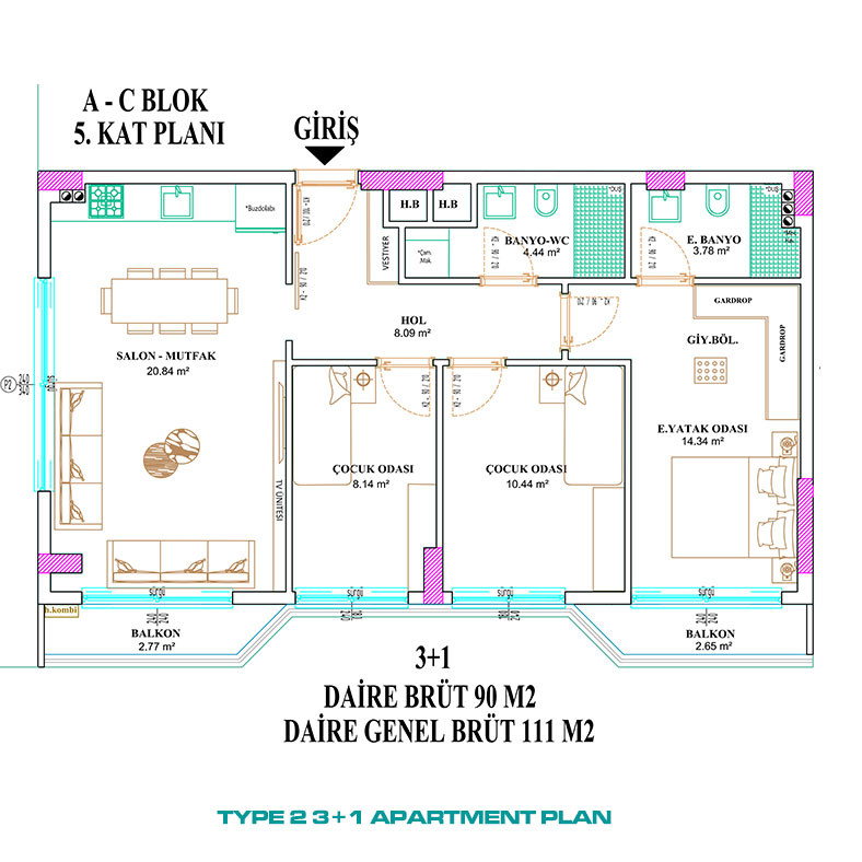 Apartments for Sale in Altıntaş, Antalya, Turkey - 136116