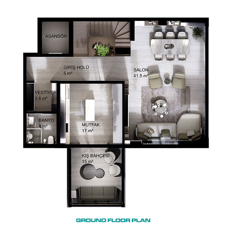 Detached Villas for Sale in Lara, Antalya, Turkey - 136146