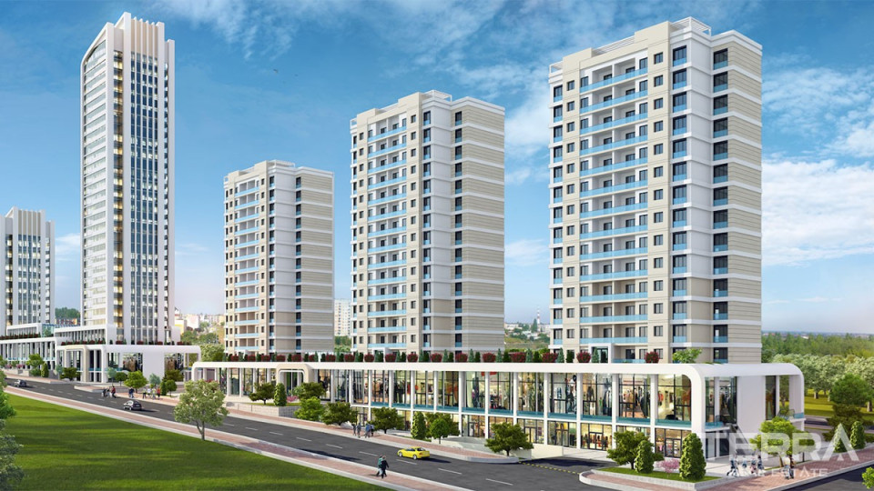 Spacious apartments for sale in Istanbul, Bahçeşehir