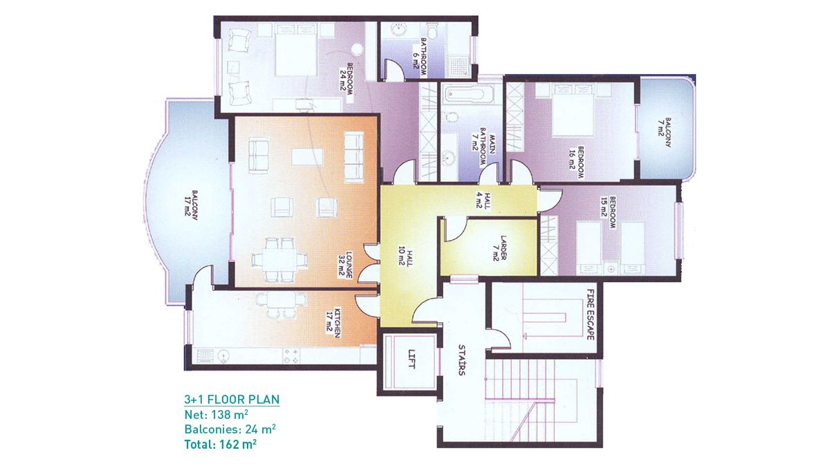 Wohnung zu verkaufen in Alanya bei Kurt Safir VIP Residenz - 9722