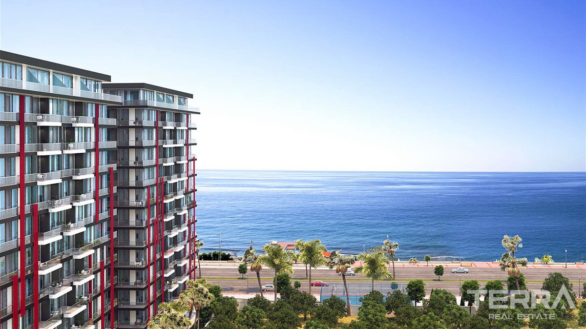 Seafront Apartments for Sale in Alanya, Mahmutlar, Turkey - 10280