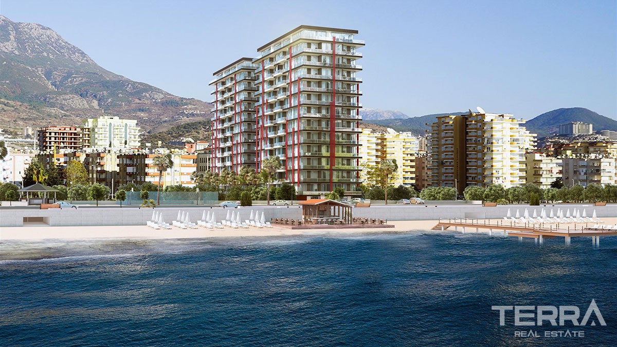 Seafront Apartments for Sale in Alanya, Mahmutlar, Turkey - 10283