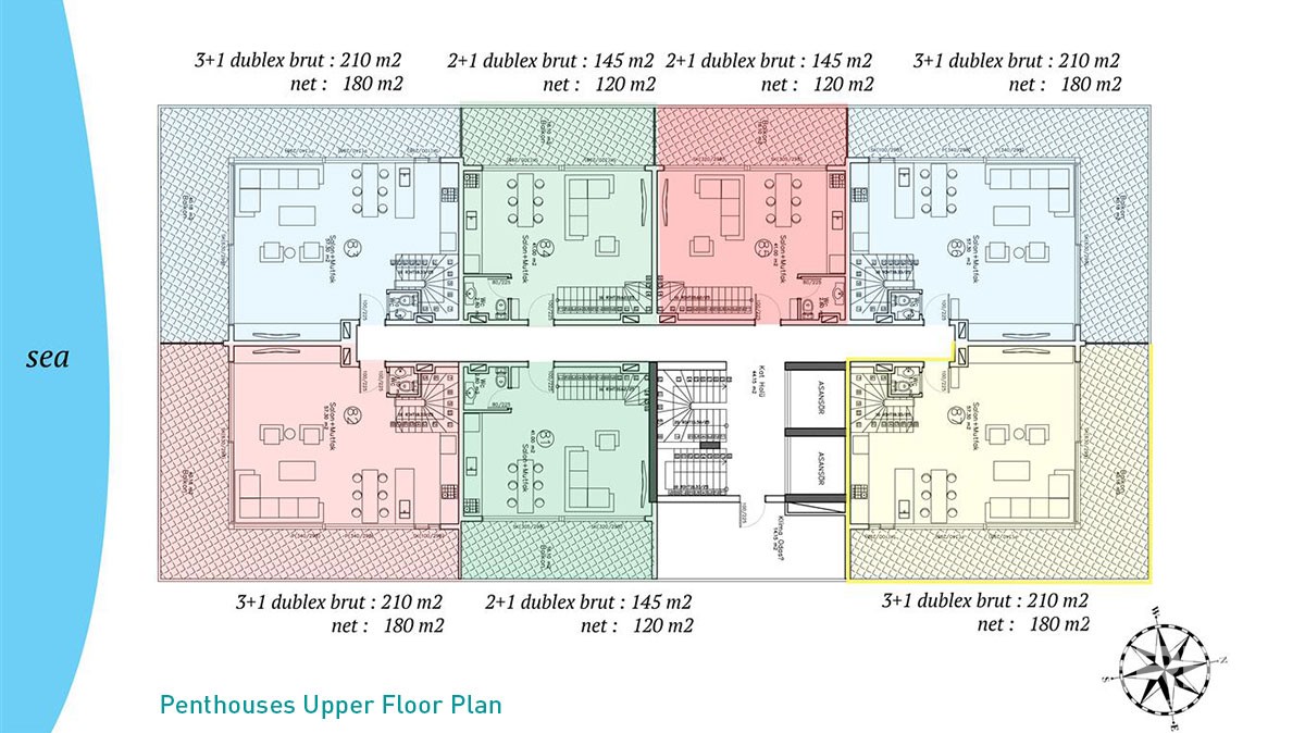 Seafront Apartments for Sale in Alanya, Mahmutlar, Turkey - 10295