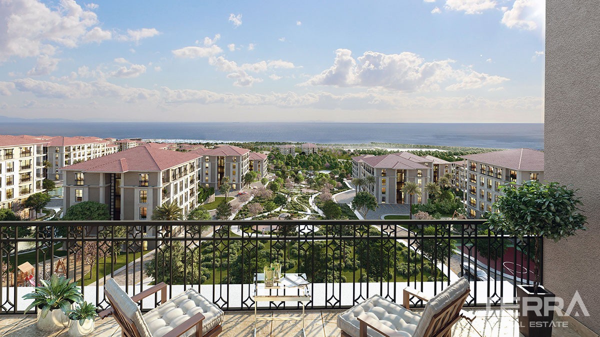 Luxury Apartments for Sale in Istanbul Beylikdüzü with Private Marina - 10496