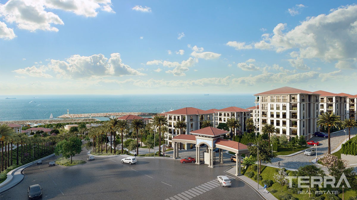 Luxury Apartments for Sale in Istanbul Beylikdüzü with Private Marina - 10513