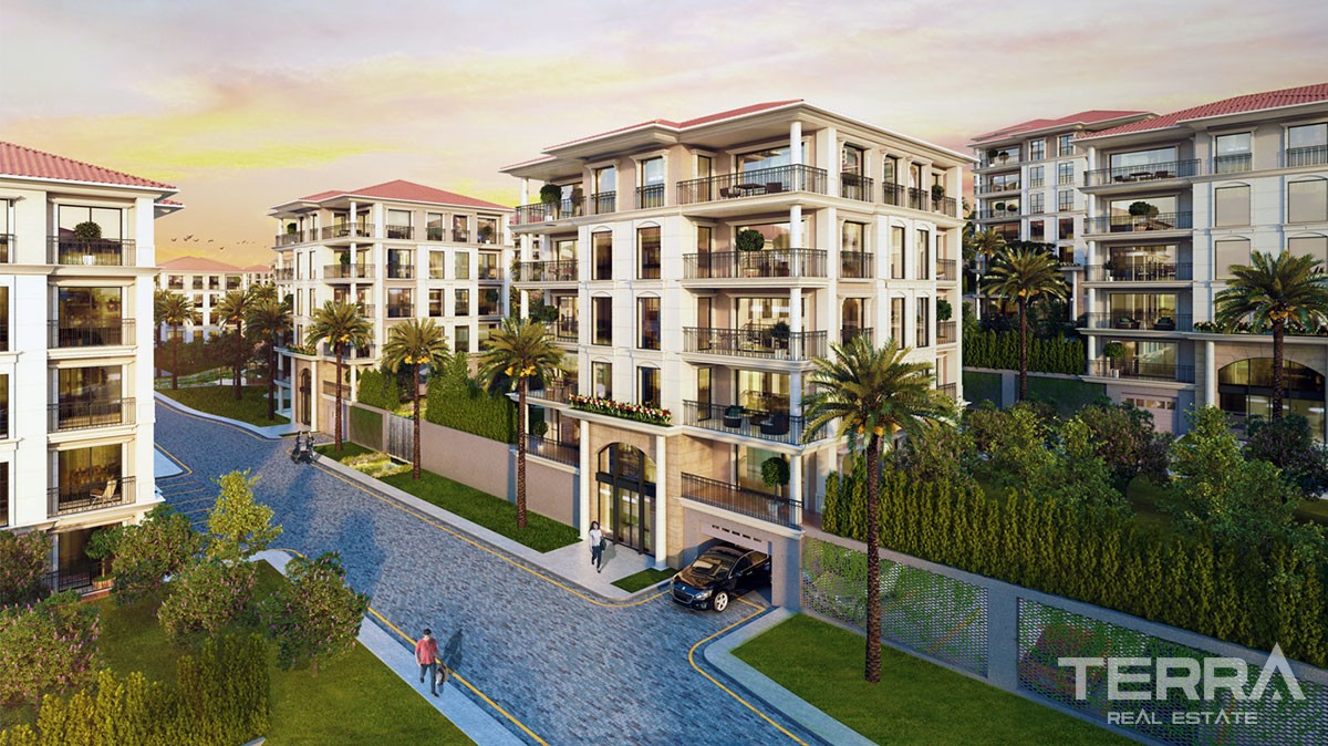 Luxury Apartments for Sale in Istanbul Beylikdüzü with Private Marina - 10517