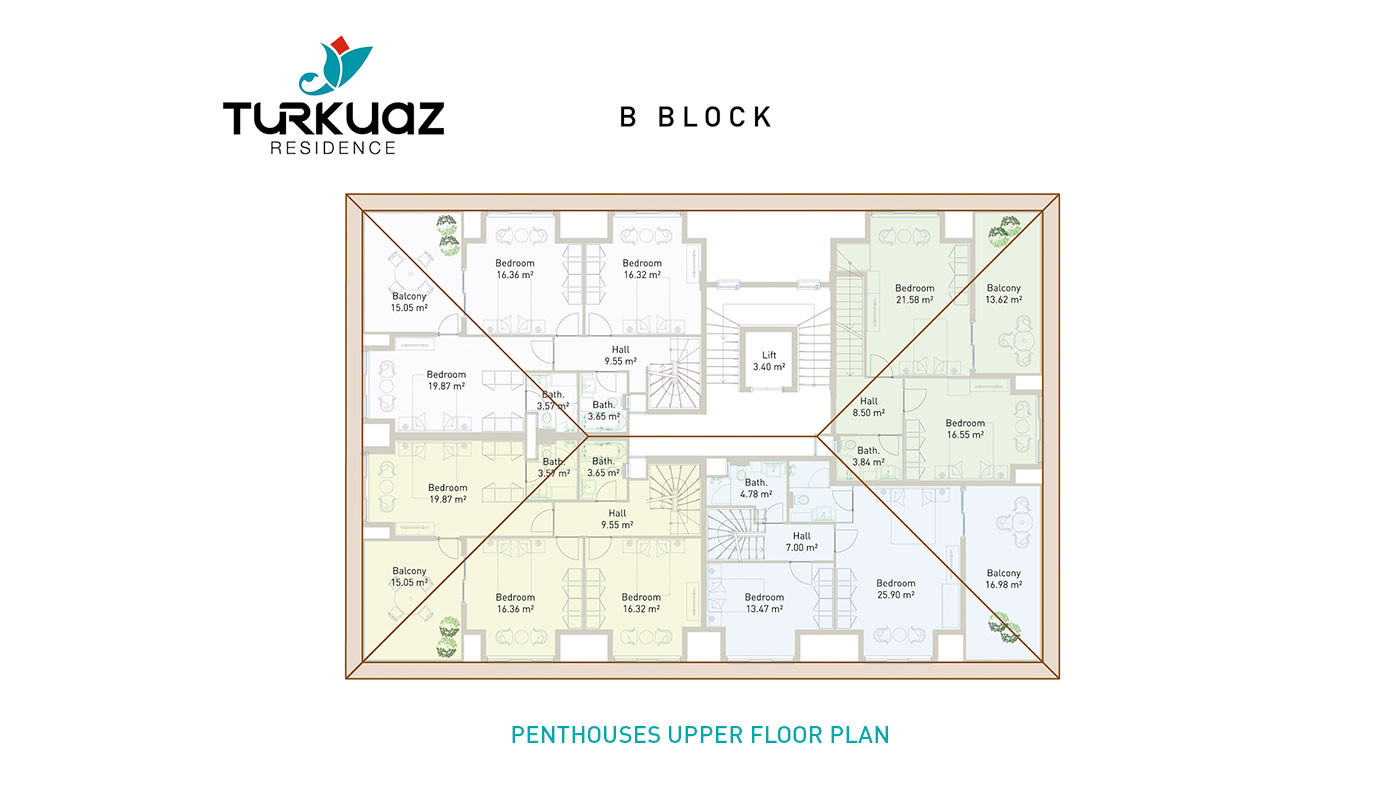 Turkuaz Residence — Apartments for Sale in Kestel, Alanya, Turkey - 104290