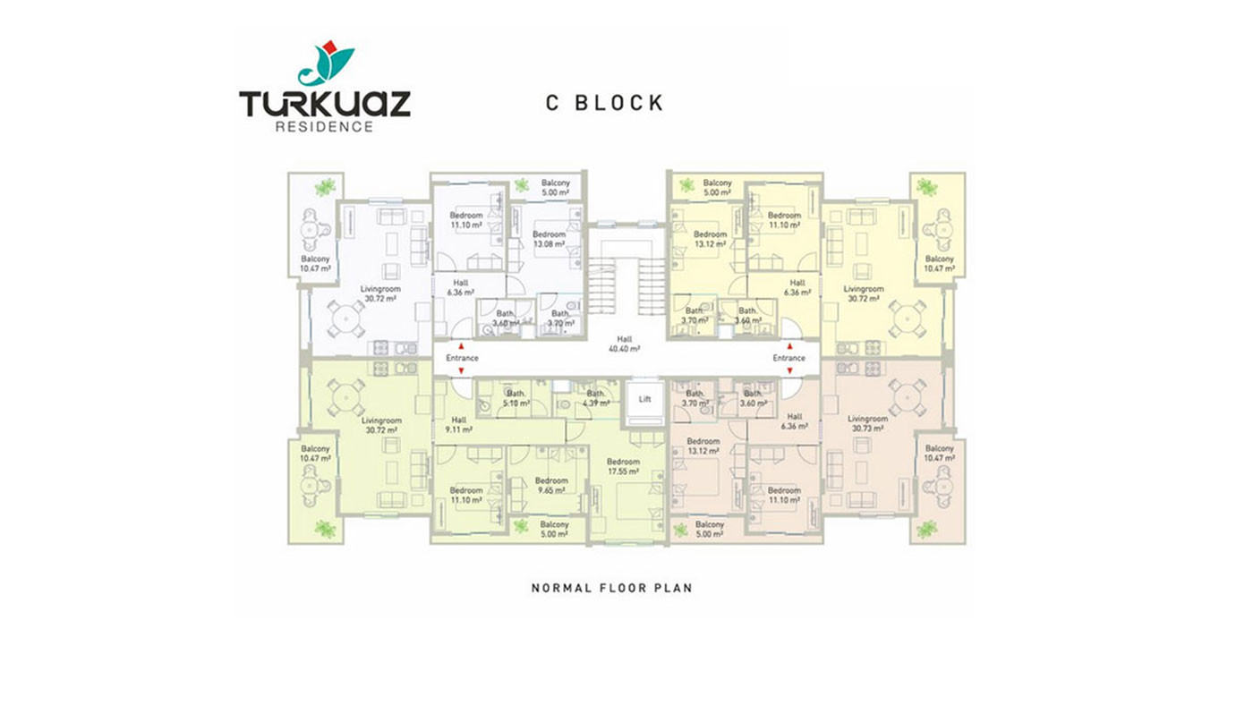 Turkuaz Residence — Apartments for Sale in Kestel, Alanya, Turkey - 104292