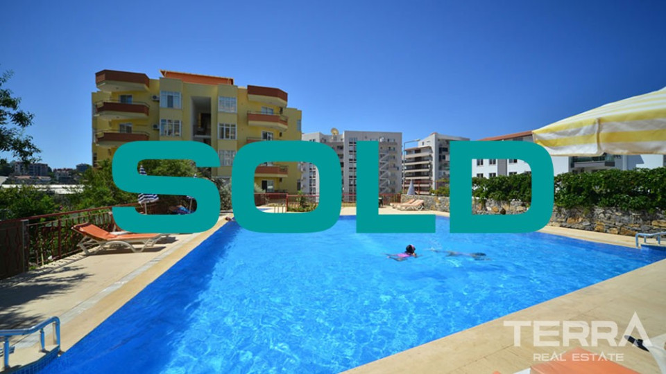 Bargain apartment for sale in Alanya, only 300 m to the beach