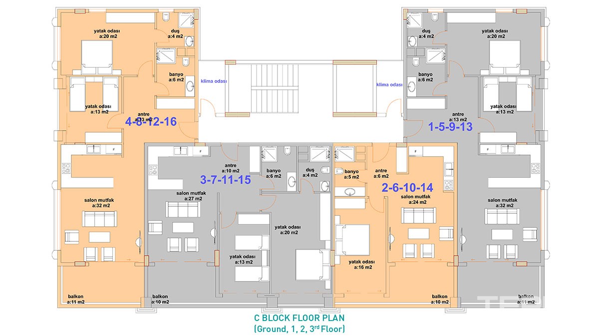Luxury new apartments for sale in Kargıcak, Alanya - 12858