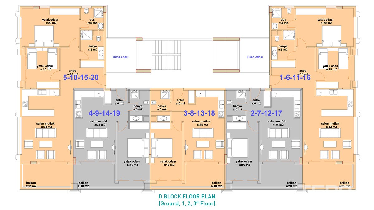 Luxury new apartments for sale in Kargıcak, Alanya - 12861