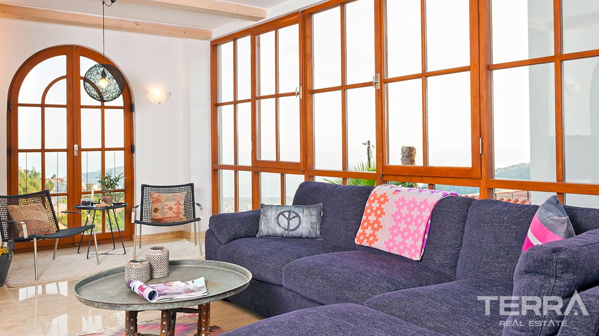 Luxury Detached Villa With Stunning Sea-View in Alanya Bektaş - 11738