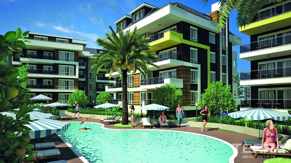 Haseki Oba apartments for sale with unique design in Alanya