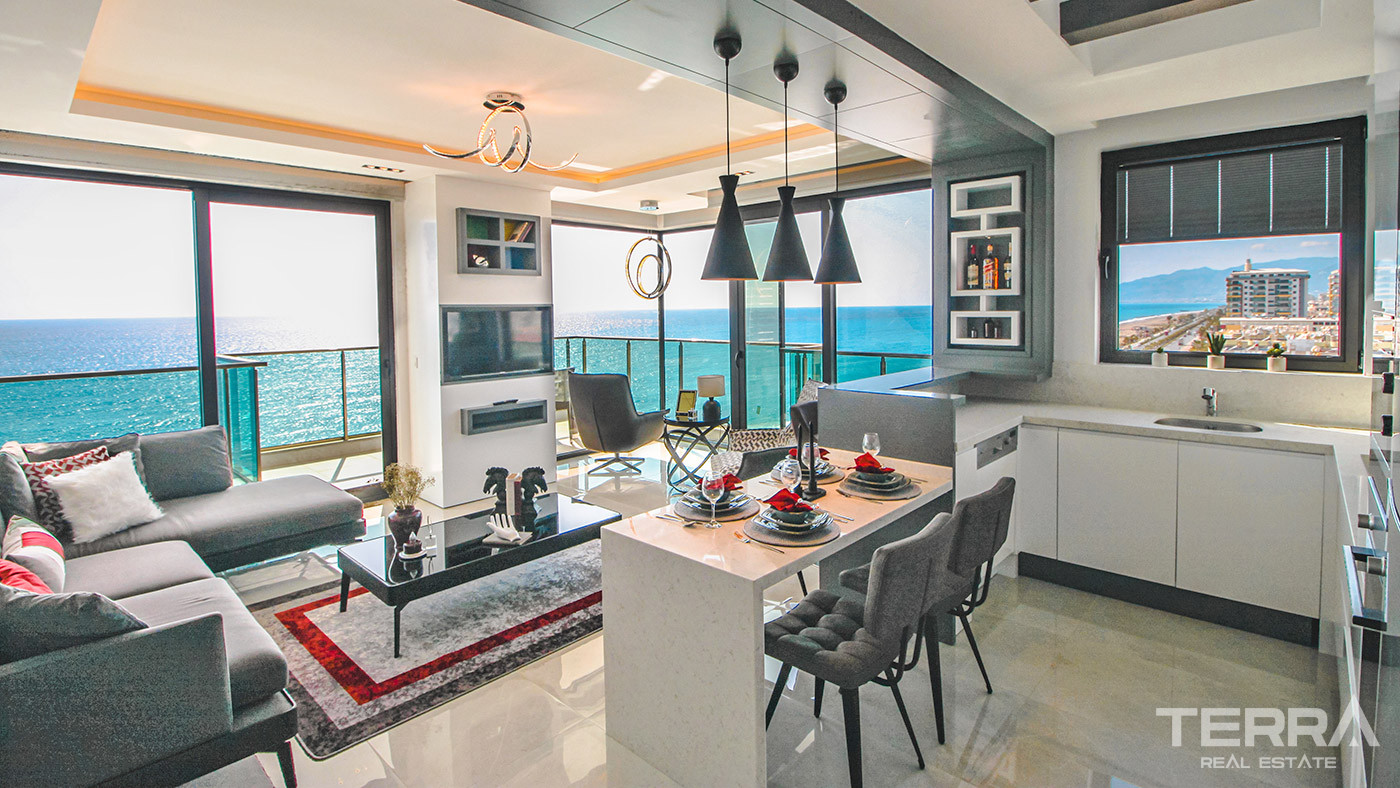 Sea Front New Apartments for Sale in Alanya Mahmutlar - 72367
