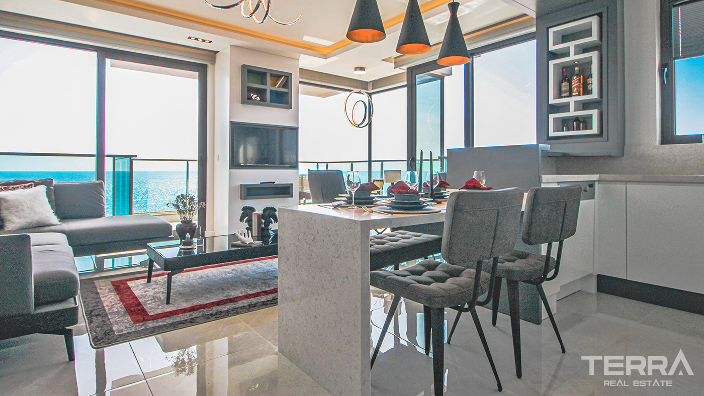Sea Front New Apartments for Sale in Alanya Mahmutlar - 72370
