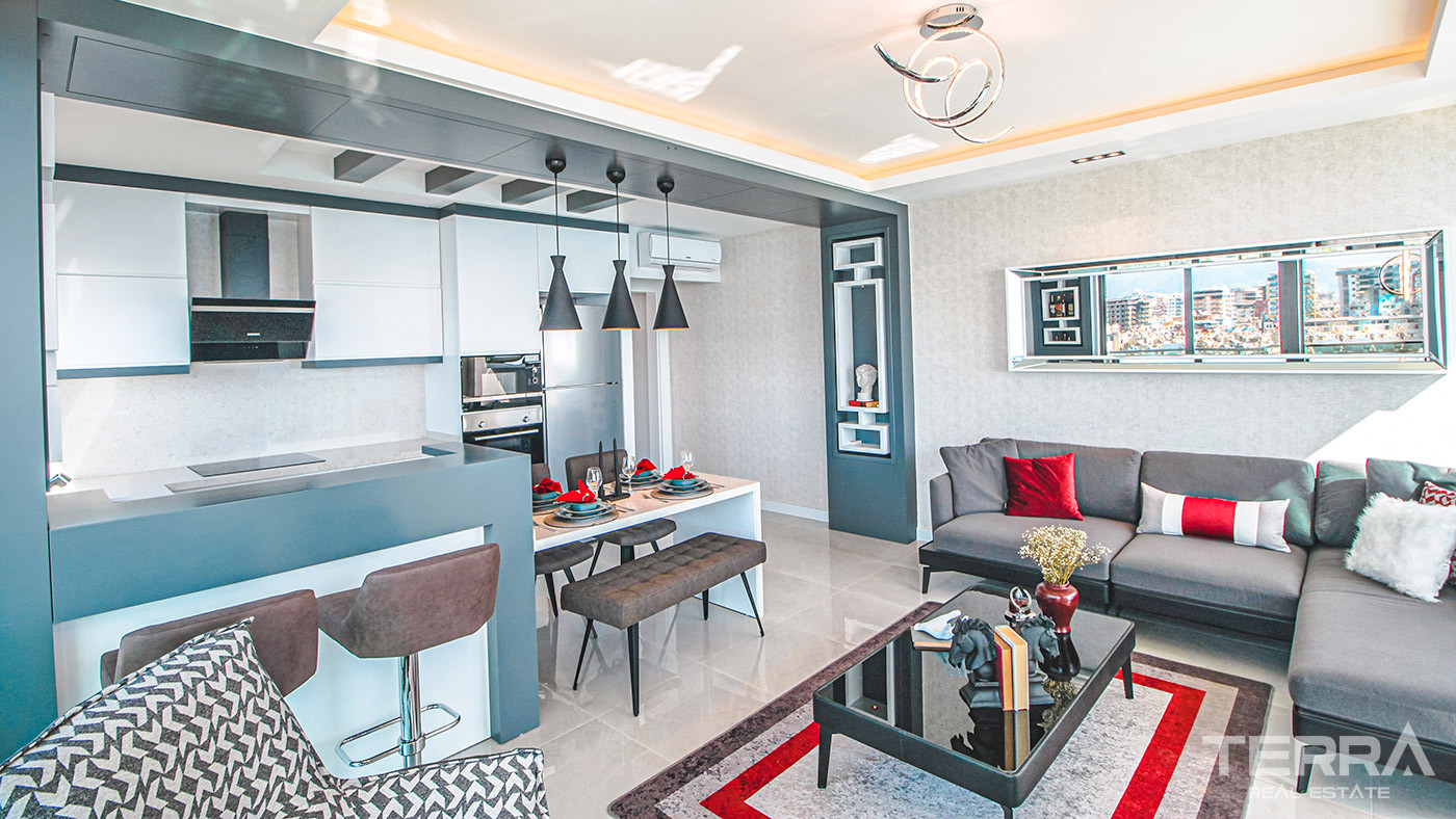 Sea Front New Apartments for Sale in Alanya Mahmutlar - 72372