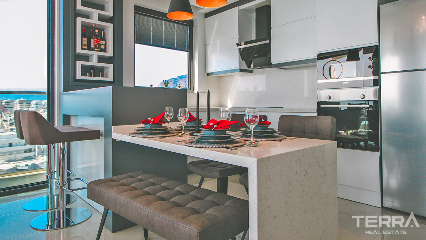 Sea Front New Apartments for Sale in Alanya Mahmutlar - 72373